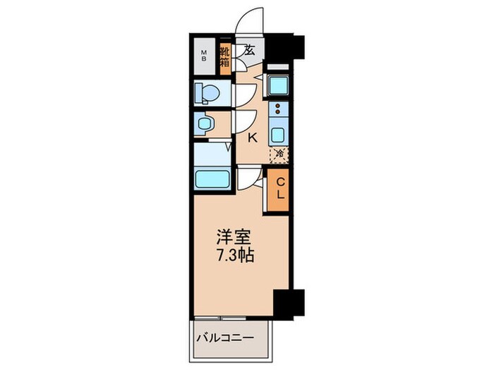 エスリード上前津セレーノの物件間取画像