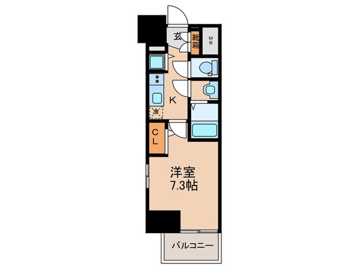 エスリード上前津セレーノの物件間取画像