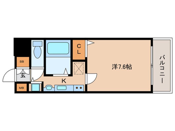 ﾌﾟﾚｻﾝｽ名古屋STATIONｱﾗｲﾌﾞ(607)の物件間取画像
