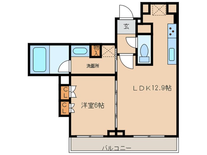 ｼﾃｨﾀﾜｰ名古屋久屋大通公園(602)の物件間取画像
