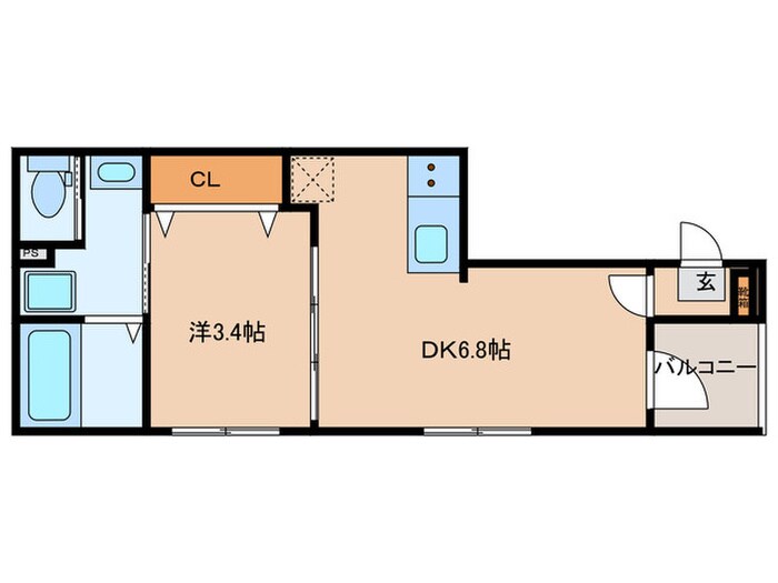 プルミエール白子町の物件間取画像