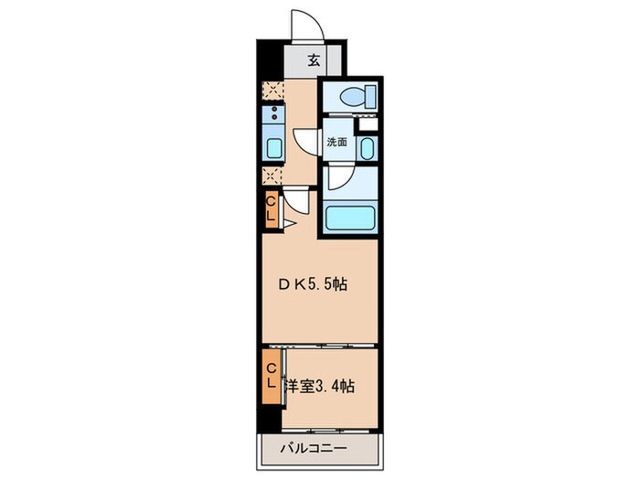 パークアクシス名古屋山王の物件間取画像