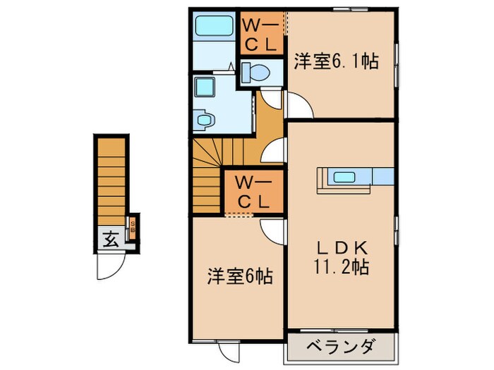 ＦｅａｌｔｙⅡの物件間取画像