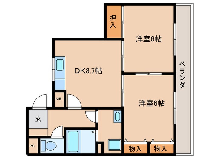 Ｓｕｎ・Ｃｅｄａｒの物件間取画像