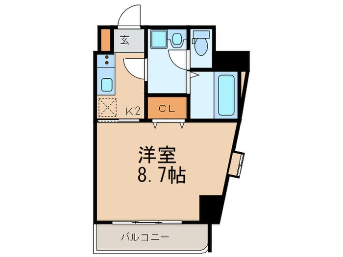 アビタシオン鶴舞の物件間取画像