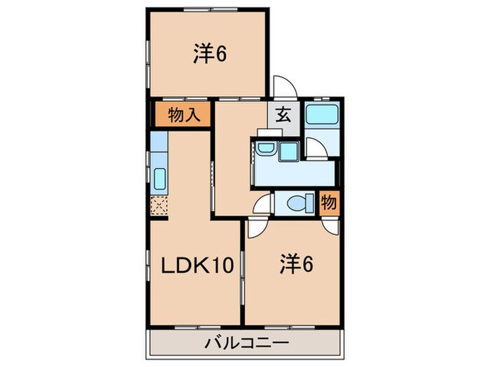 浅野ハイツの物件間取画像