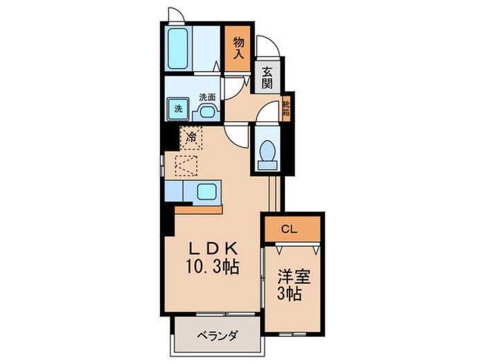 馬車道館の物件間取画像