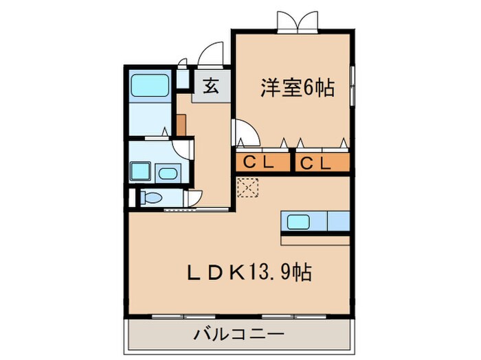 ル・キャステルの物件間取画像