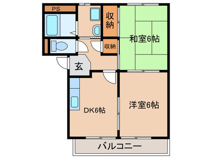 サ－プラス友の物件間取画像