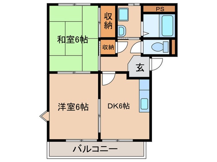 サ－プラス友の物件間取画像