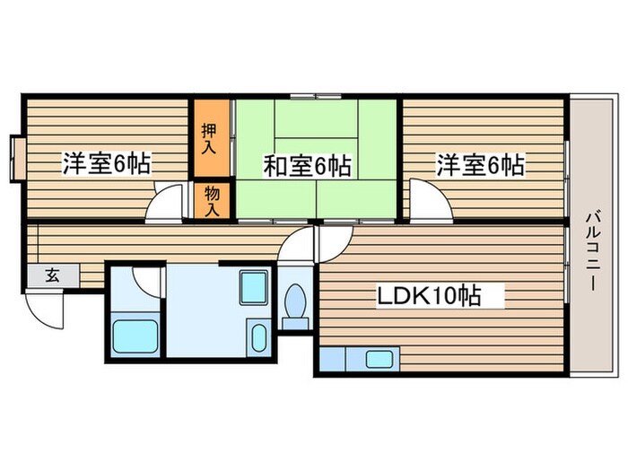 ハイツ桜台の物件間取画像