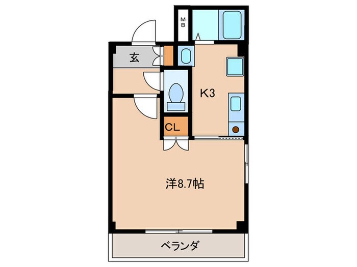 ラルジュ柳森の物件間取画像