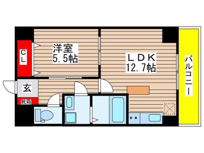 パンジー豆田の物件間取画像