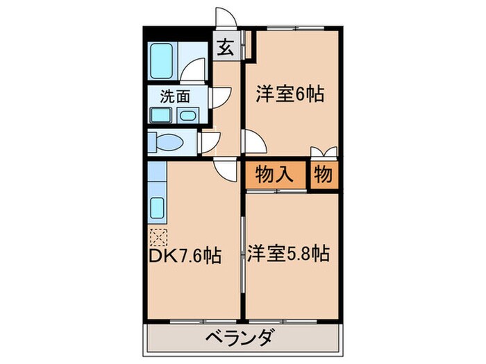 物件間取画像
