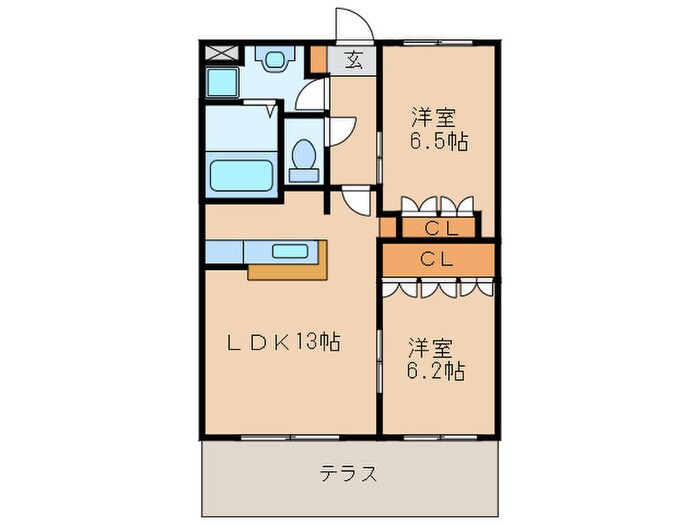 物件間取画像