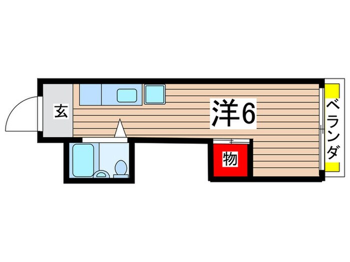 ビラカレッジ３の物件間取画像