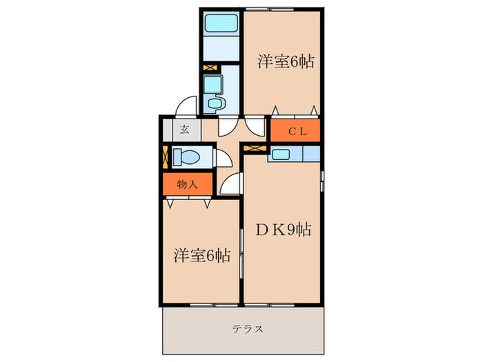 ウィング守山の物件間取画像