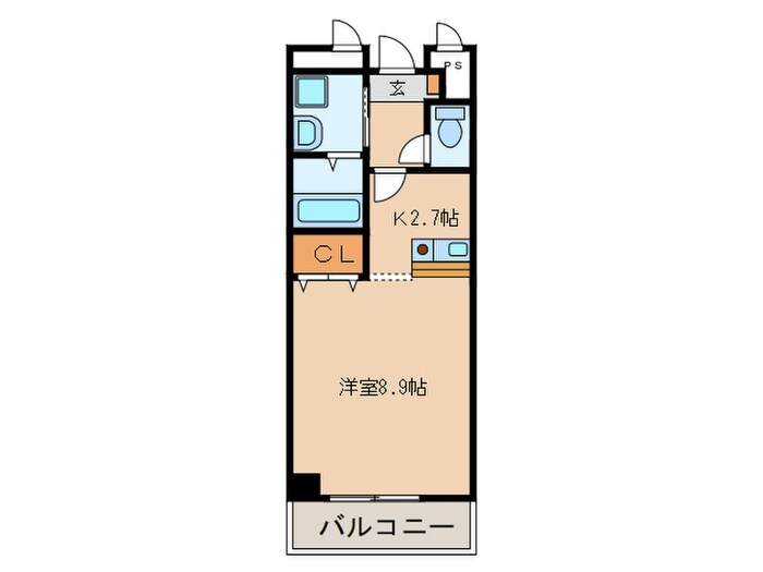 メゾンカルムの物件間取画像