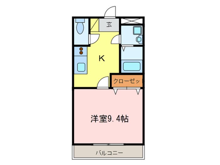 メゾンシクラメンの物件間取画像