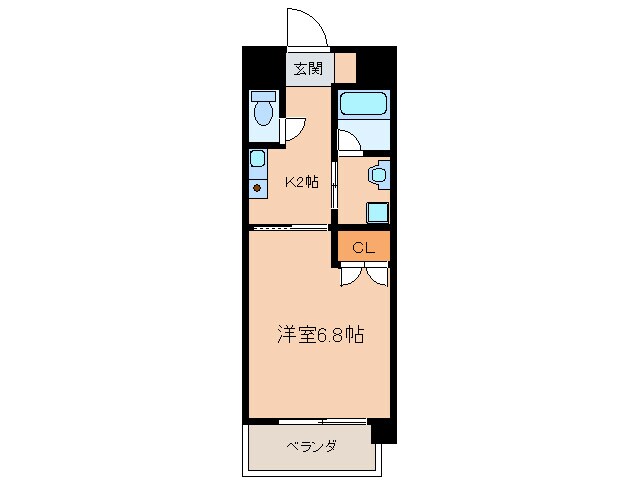 Ceres鶴舞の物件間取画像