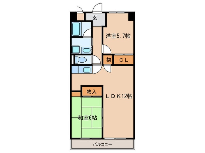 セレクト山之手の物件間取画像