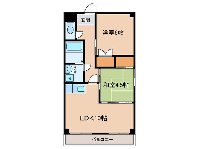 サンライズ入場の物件間取画像