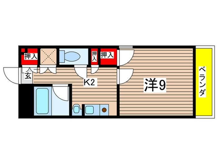 プロプル川名の物件間取画像