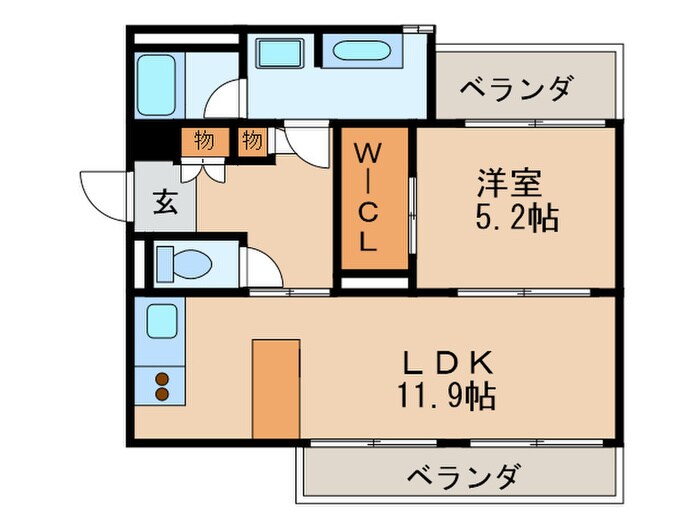 パ－クホ－ムズ覚王山ＷＥＳＴの物件間取画像