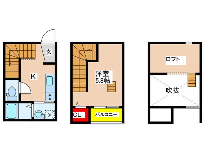 シャンフェルト原の物件間取画像