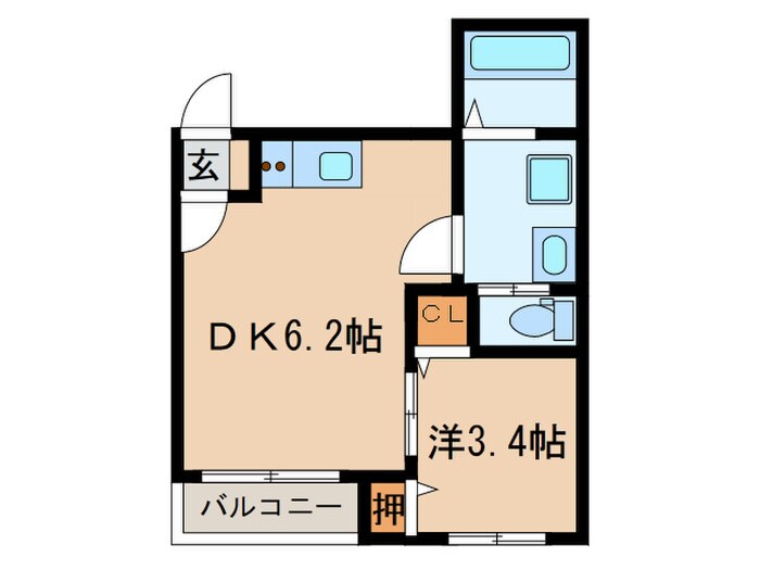 カーサアレグラの物件間取画像