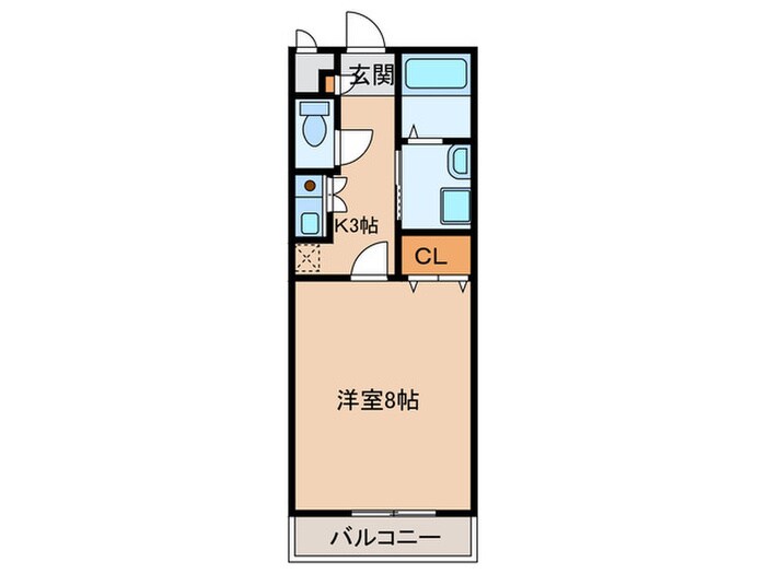 ｱﾝﾌﾟﾙ-ﾙ　ﾘ-ﾌﾞﾙ　JIFUKUの物件間取画像