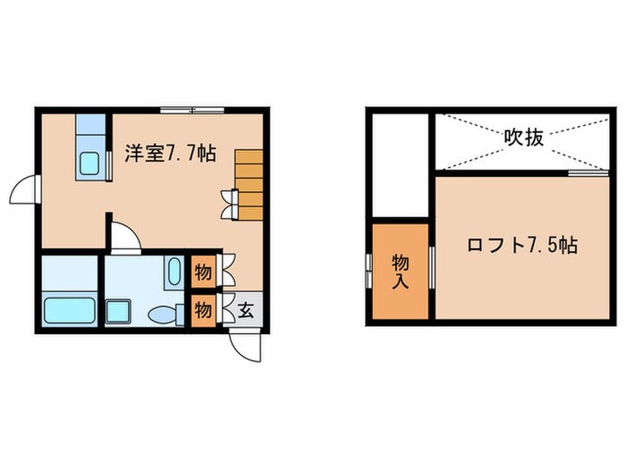 プリマG壱番館の物件間取画像