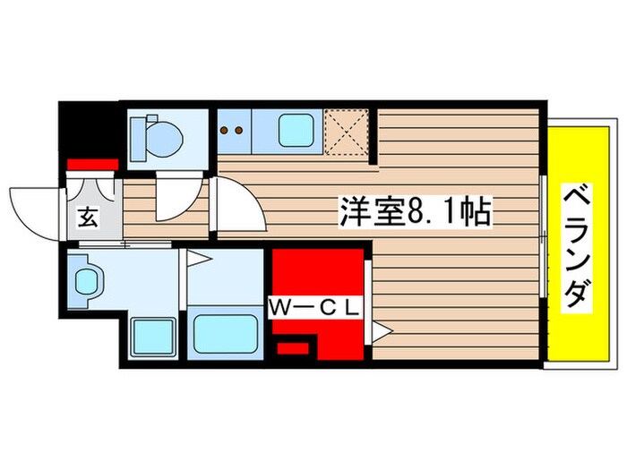 パルティール吹上アネックスの物件間取画像