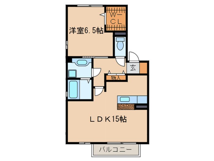 ドマ－ニの物件間取画像