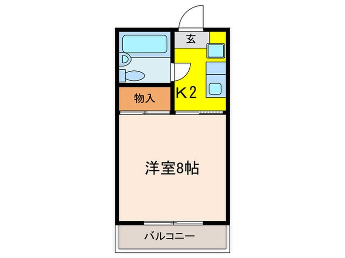 ルピナス知立Ａの物件間取画像