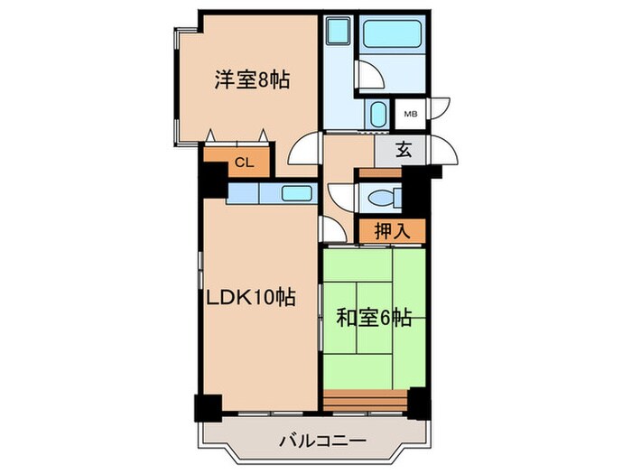 リベラ大曽根の物件間取画像