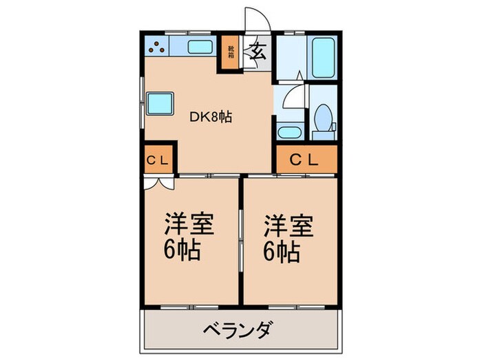 日和マンションの物件間取画像