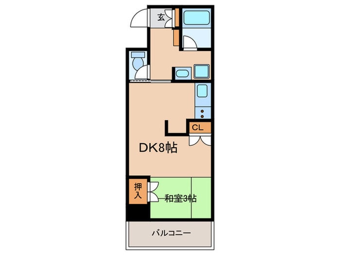 鶴舞ガーデンコートの物件間取画像