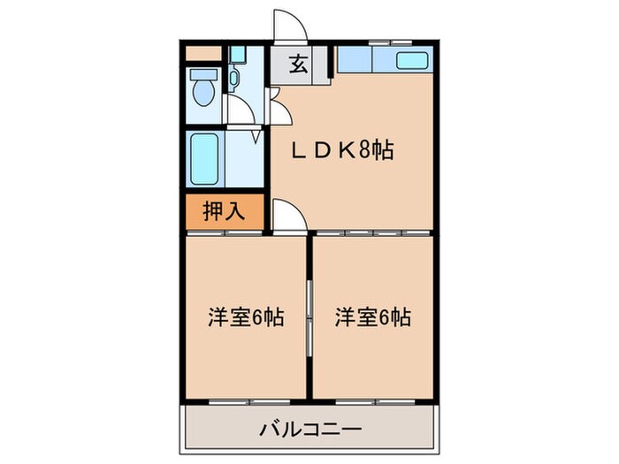 物件間取画像