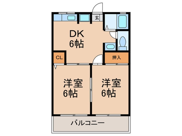 ハイムＡＫＩの物件間取画像