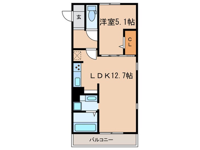 メゾン　アネストの物件間取画像