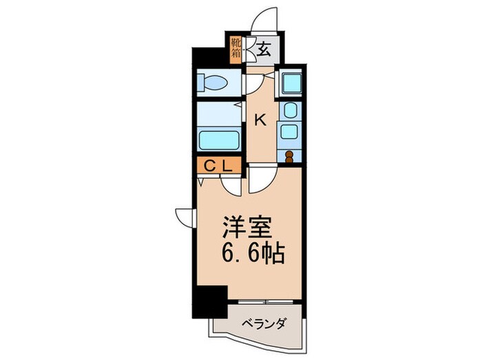 ﾌﾟﾚｻﾝｽ大須観音駅前ｻｸｼｰﾄﾞ(1201)の物件間取画像