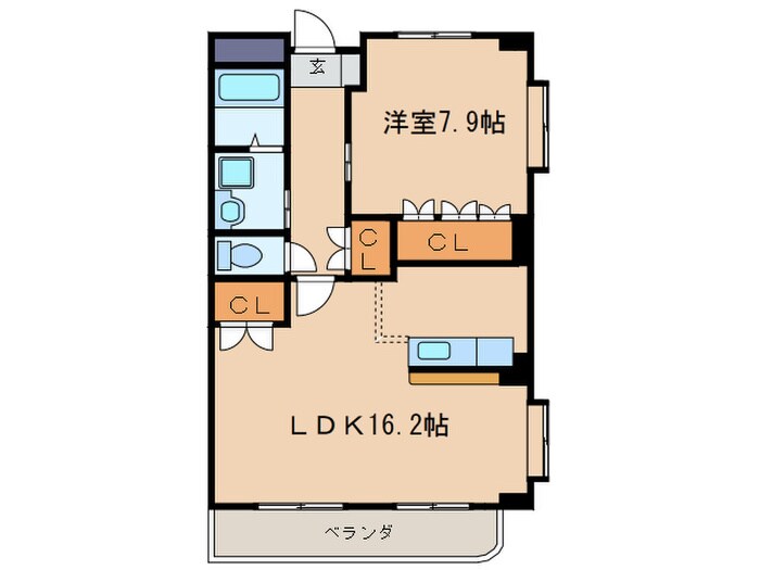 ガーデン斉宮司の物件間取画像