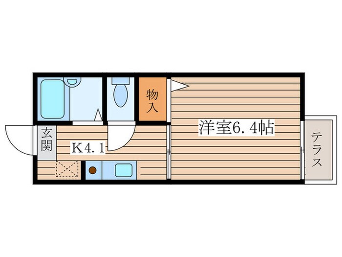 エスポア－ル鶴里の物件間取画像