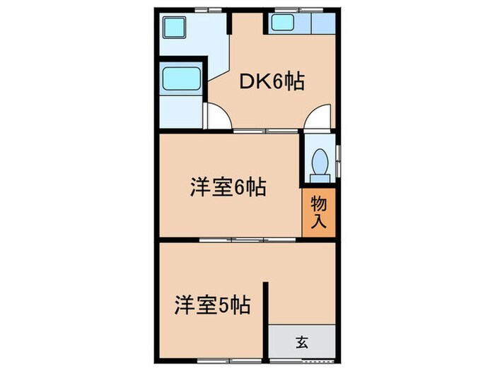 物件間取画像