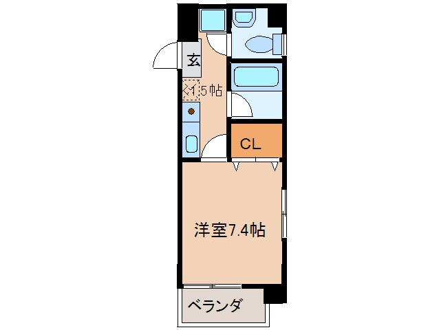 Ｎフラッツ浄心の物件間取画像