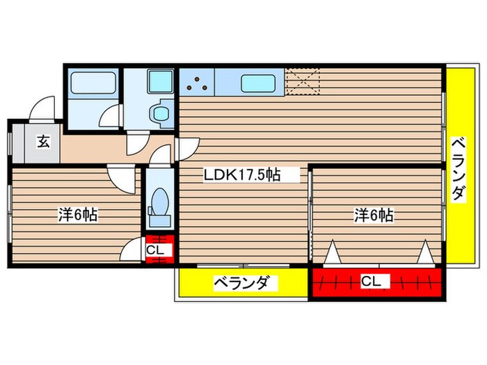 エレクション元八事の物件間取画像