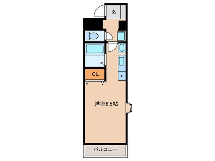 アヴァンス日ノ出の物件間取画像
