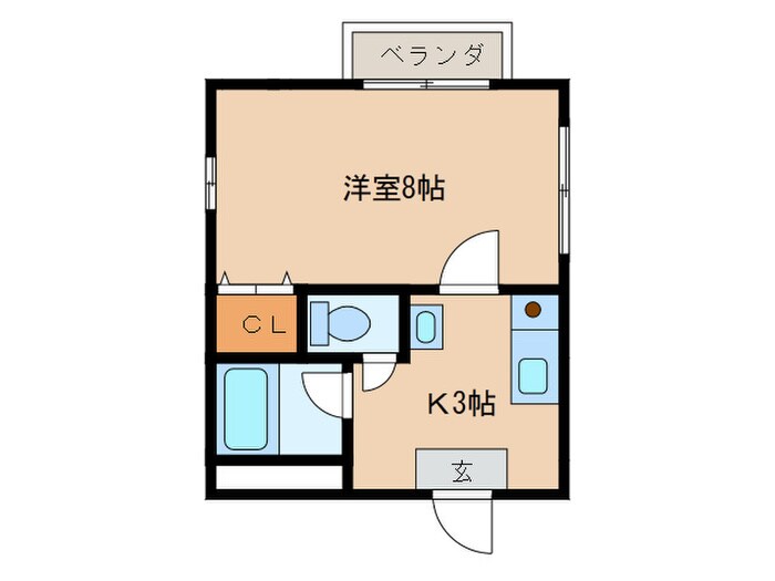 ヴェルドミールの物件間取画像