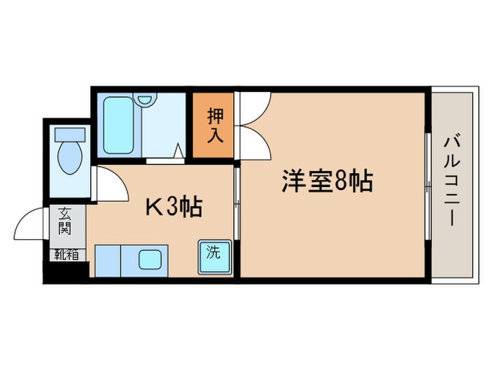 サンライズマンションの物件間取画像